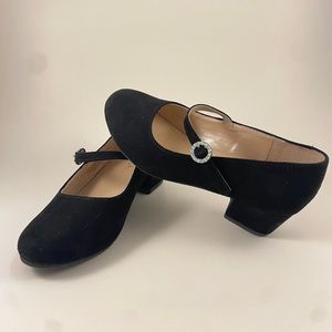 Girls black dress shoes